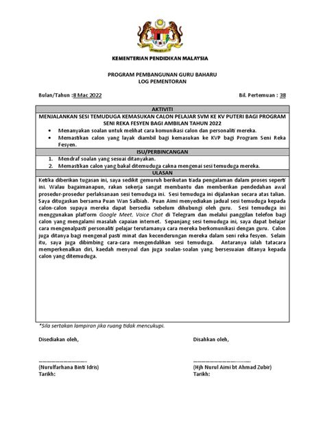 Contoh Laporan Ppgb Mac Pdf