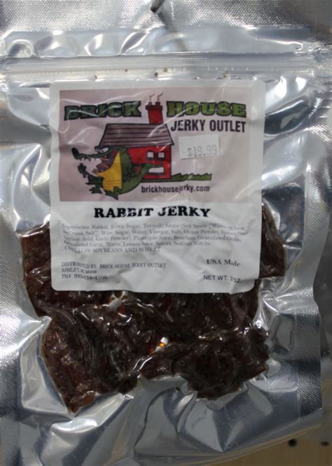 Rabbit Jerky Brick House Jerky Outlet