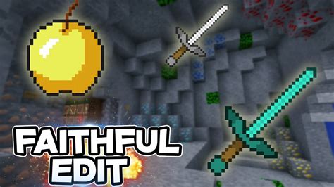 Texture Pack Faithful Edit Minecraft Pvp 18 Youtube