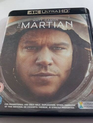 The Martian DVD 4K Ultra HD Blu Ray Matt Damon Film Movie VGC EBay