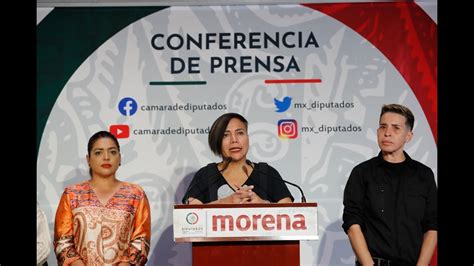 Conferencia de prensa Dip Salma Luévano Luna Morena 18 07 2024