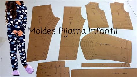 Moldes Para Pijama INFANTIL LONGO YouTube