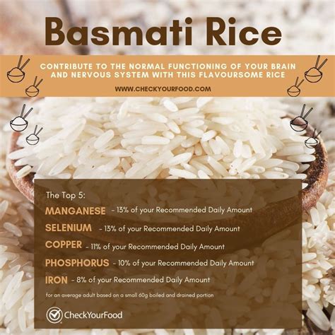 The Health Benefits Of Basmati Rice Food Health Benefits Basmati