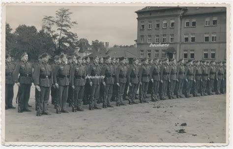 Foto Kaserne Ort Stadt Wehrmacht Soldaten Wk G