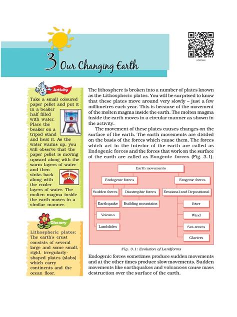 Ncert Book Class Social Science Chapter Our Changing Earth Pdf