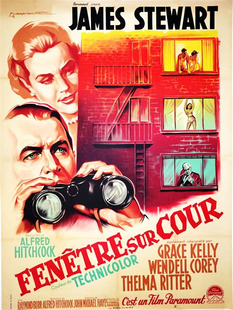 Rear Window, French movie poster, 1954 | Movie posters, Rear window ...