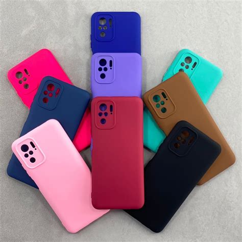 Capa Xiaomi Redmi Note 10s 10 4g Silicone Aveludada Protege Câmera