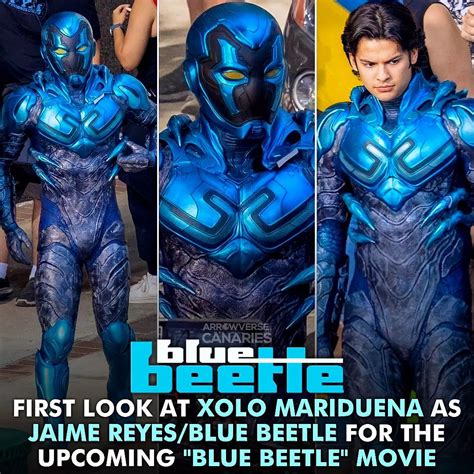 Xolo Maridueña Blue Beetle First Look Be Perfect Batman Thoughts