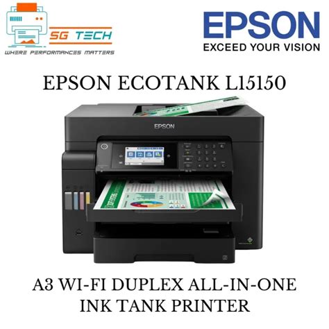 Epson Ecotank L15150 A3 Wi Fi Duplex All In One Ink Tank Printer 15150 Lazada Ph