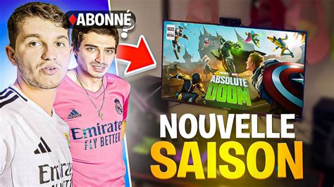 JE DÉBARQUE CHEZ UN ABONNÉ POUR LANCER LA NOUVELLE SAISON FORTNITE