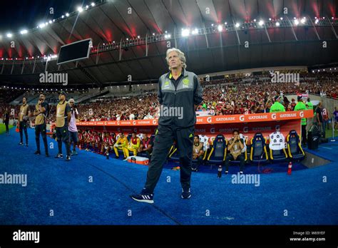 Rio De Janeiro Brazil 31st July 2019 Coach Jorge Jesus During