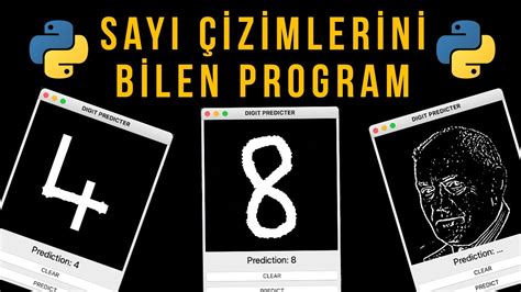 Python ile Sayıları Bilen Yapay Zeka Uygulaması YouTube