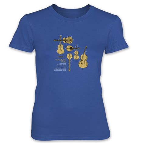 Bluegrass Band Patents T Shirt Women Patentwear