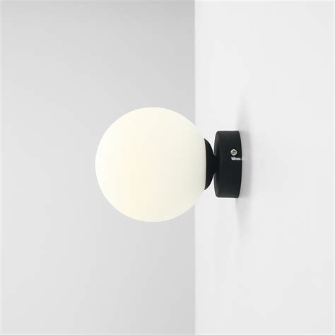 Ball Wall Black M C M Minimalistyczny Kinkiet Aldex