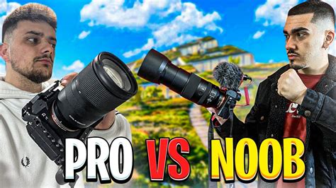 Noob Vs Pro Desafio De Fotografia Youtube