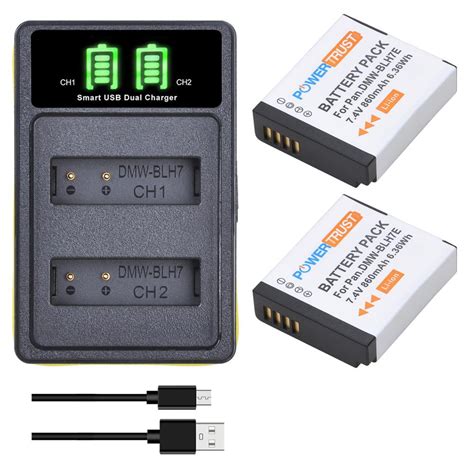 3500mAh DMWBLJ31 DMW BLJ31 Battery LCD USB Dual Charger For Panasonic