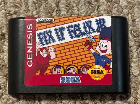 Fix It Felix Jr Sega Genesis Video Game Etsy