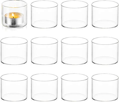 Votive Tea Light Holders Wedding Mini Clear Glass Tealight Candle Holder For Floating Candle