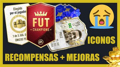 ABRIMOS MEJORA 3 DELANTEROS 85 ICONO 88 RECOMPENSAS FUT CHAMPIONS