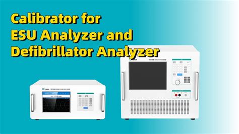 How To Calibrate Esu Analyzer And Defibrillator Analyzer Youtube