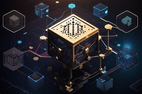 Premium Photo Cardano Blockchain Platform Digital Technology Background