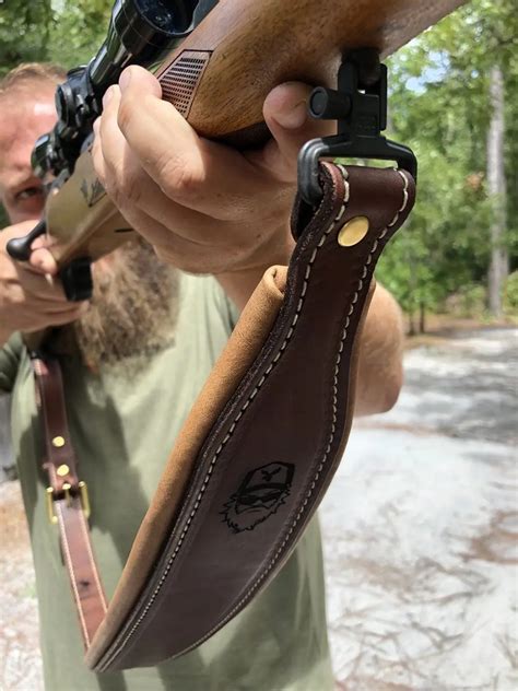 New Mean Gene Leather Rifle Slings Firearm Rack