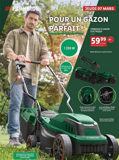 Promo Tondeuse Gazon Lectrique Parkside Chez Lidl Icatalogue Fr