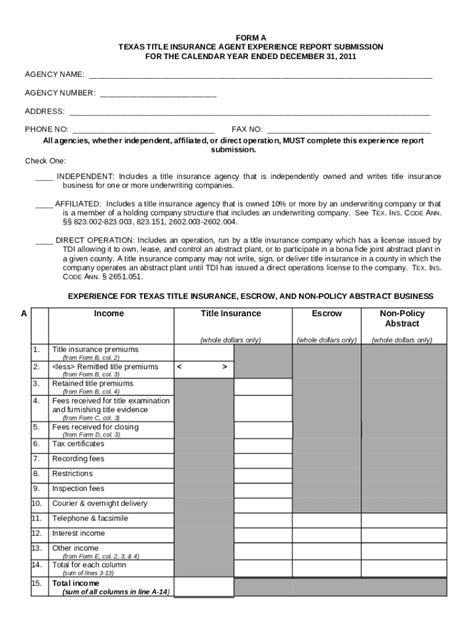 S Indextdi S Index Texas Department Of Insurance Doc Template Pdffiller