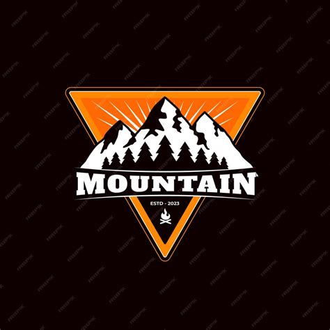 Diseño De Logo De Everest Dibujado A Mano Vector Gratis