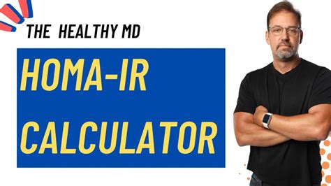 HOMA-IR Calculator for Insulin Resistance - The Healthy MD