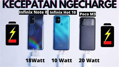 Adu Ngecharge Infinix Note Vs Infinix Hot Vs Poco M Indonesia