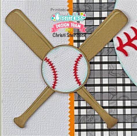 Baseball Season Scrapbook Layout