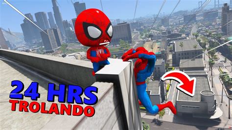 BEBE HOMEM ARANHA TROLOU SEU PAI POR 1 DIA NO GTA 5 YouTube