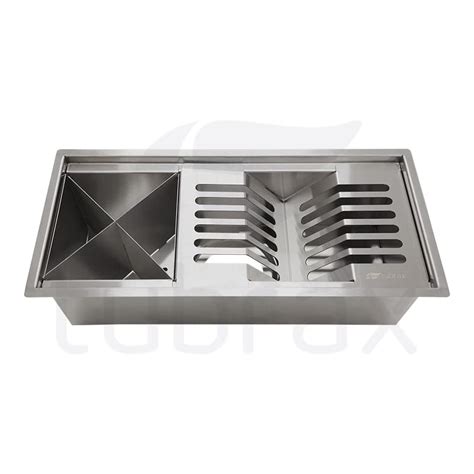 Calha Canal Organizador Gourmet Mida Escorredor Inox X Tubrax