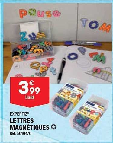 Promo Lettres Magn Tiques Expertiz Chez Aldi Icatalogue Fr