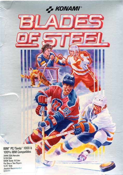 Blades of Steel (1990) DOS box cover art - MobyGames