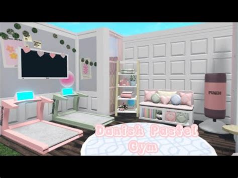 Bloxburg Danish Pastel Gym Speedbuild Roblox YouTube