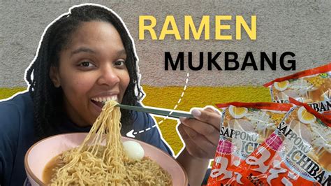 Ramen Noodles Mukbang Burping Chewing Slurping Sounds Real