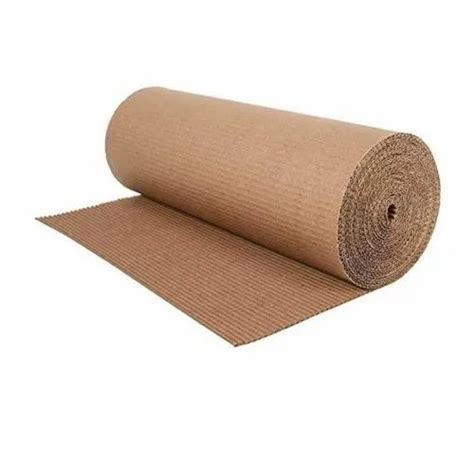 Plain Brown Corrugated Kraft Paper Roll For Box Making Gsm Gsm