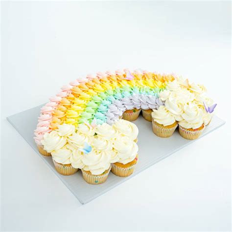 Rainbow Cupcakes In A Jar