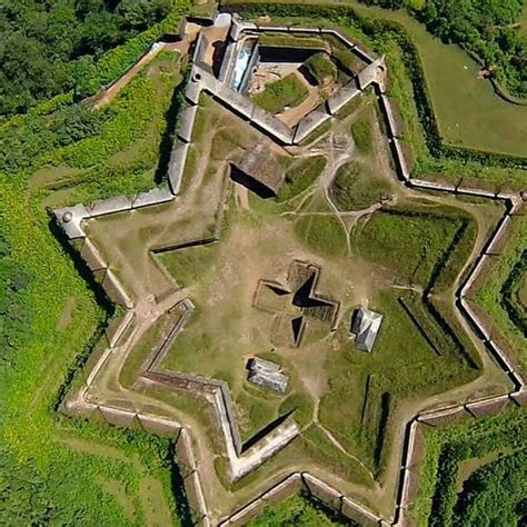 Star Fort Of Majrabad Karnataka India Star Fort Star Fortress