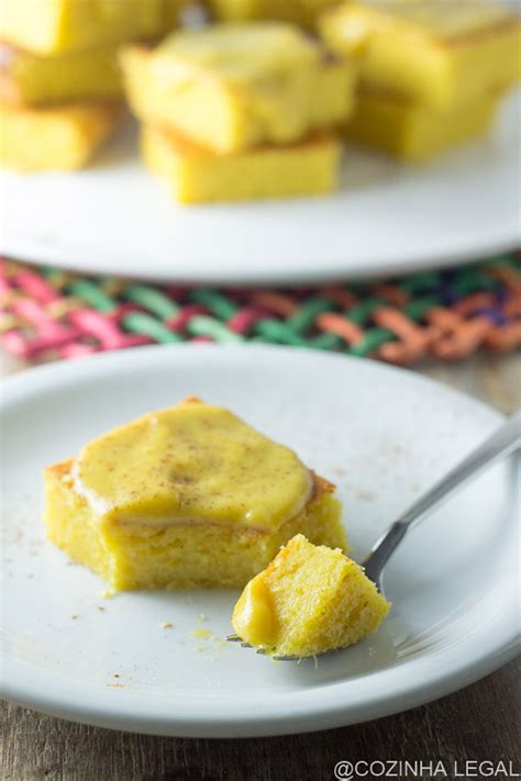 Aprenda A Fazer Um Delicioso Bolo De Milho Curau Receita F Cil E