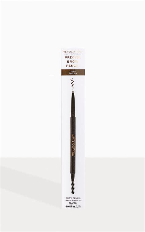 Makeup Revolution Precise Brow Pencil Dark Brown | PrettyLittleThing CA