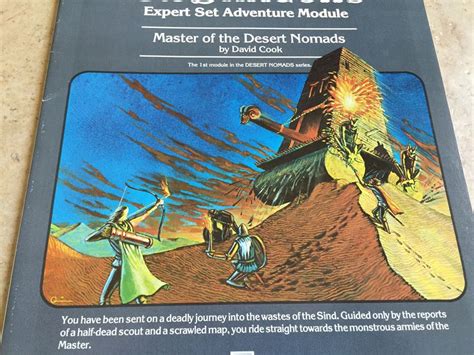 Master Of The Desert Nomads Dungeons Dragons Expert Module X4 TSR 1983