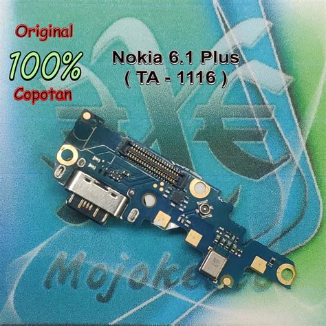 Jual Nokia 6 1 Plus TA 1116 Papan Konektor Cas Pcb UI Board Charger