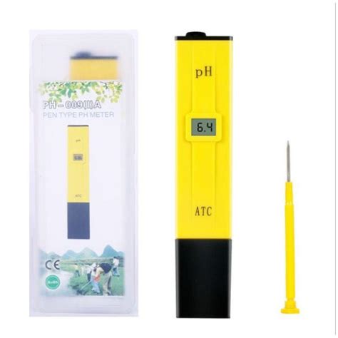 Digital Ph Meter Tester Monitor Batteries And Ink