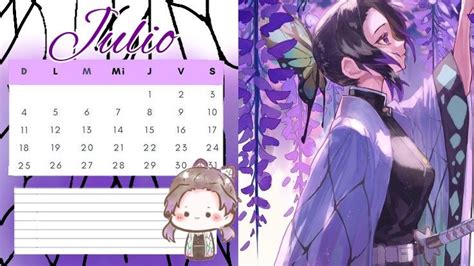 Calendario 2021 Kimetsu No Yaiba