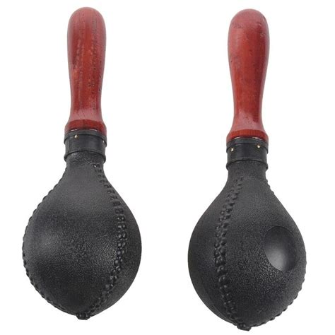 Professional Pair Of Maracas Shakers Rattles Sand Hammer Percussion