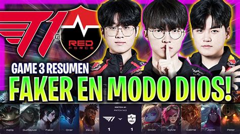 Faker Activa El Modo Dios En La Partida M S Pica T Vs Ns Game