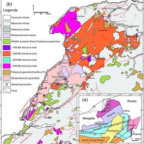 A Tectonic Sketch Map Of Ne China Modified After Wu Et Al 2007a